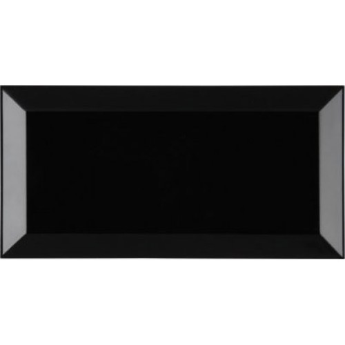 Керамическая плитка Dar Ceramics Biselado Negro Brillo 10x20