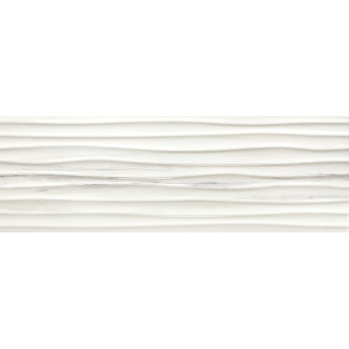 30x90 Riverdale Wellen White Плитка керамическая