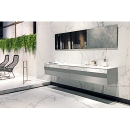 150*300/0.6 Syros Super Blanco-Gris Matt Polished Минеральная поверхность
