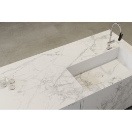 100*250/0.6 Syros Super Blanco-Gris Natural Минеральная поверхность