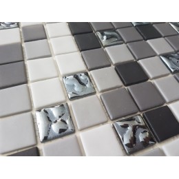 Мозаика Mezcla Drops Antracita 15% 31.6x31.6 см