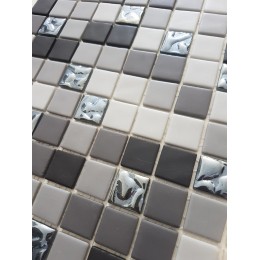 Мозаика Mezcla Drops Antracita 15% 31.6x31.6 см