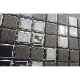 Стеклянная мозаика Tessa Negro 31,6x31,6см