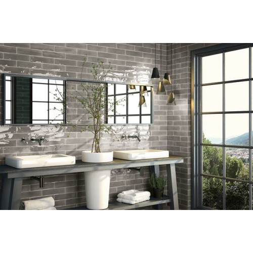 Керамическая плитка Cifre Ceramica Opal grey 7,5x30