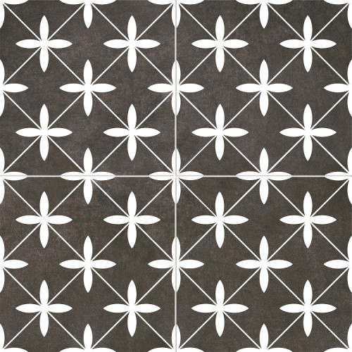 Керамическая плитка Dualgres Poole Black 45x45