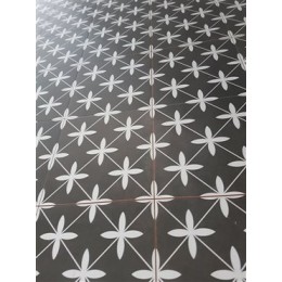 Керамическая плитка Poole Black 45x45 см