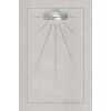 AQUANIT 90х135 MULTI BETON WHITE Linear Massive