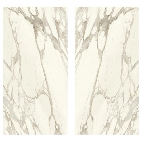 Керамогранит Неглазурованный Calacatta Borghini Polished Bookmatch 162x324 cm- 12mm ST