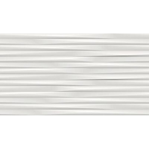 Настенная плитка глазурованная 3D Ultra Blade White Matt 50x120