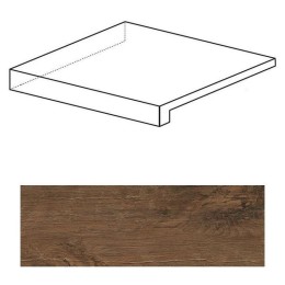Axi Dark Oak Scalino Angolare SX