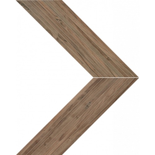 Керамогранит Неглазурованный Etic Noce Hickory Chevron Tatami A+B 22,2x74
