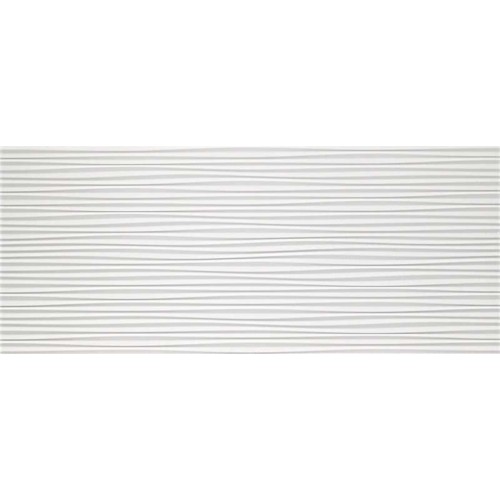 Настенная плитка глазурованная 3D Flows White Matt 50x120