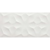 Настенная плитка глазурованная 3D Diamond White Matt 40x80