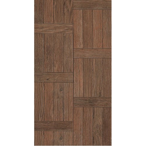 Керамогранит Неглазурованный Axi Dark Oak Treccia 28x53